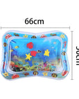 Baby Water Play Mat for Tummy Time – Inflatable Leakproof Design, 66x50cm Play Mat for Motor Skills Development 8