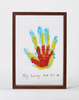 DIY Handprint Frame Kit for Toddlers – Creative Keepsake Craft with Non-Toxic Paints, Multiple Colors Available 4