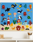 Interactive Felt Board for Kids - Educational Playset for Storytelling and Creative Learning, Portable and Durable Design 2