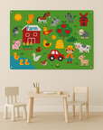 Interactive Felt Board for Kids - Educational Playset for Storytelling and Creative Learning, Portable and Durable Design 4