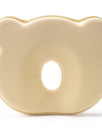 Memory Foam Baby Pillow for Infants – Ergonomic Toddler Sleep Aid with Optimal Head Support and Soft White Cover 0