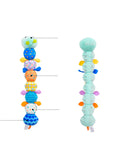 Sensory Plush Caterpillar Toy with Rattle and Music – Engaging Development Tool for Infants, Soft and Safe Material 2