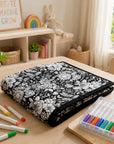 Kids Drawing Velvet Blanket Envires Baby