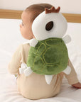 Soft Baby Head Protector with Adjustable Straps – Breathable Cotton Safety Shield for Fall Protection and Comfortable Fit 0