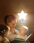 Star-Shaped Baby Nightlight with Soft Glow – Energy Efficient LED Nursery Light for Peaceful Sleep 4