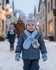 Kids Winter Hat Scarf Gloves Set