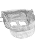 2-in-1 Shopping Cart Cover with Adjustable Seat Belt, Storage Bag, and Toy Straps – Comfortable Polyester Baby Chair Cover 4