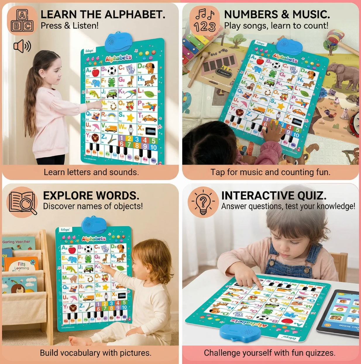 Learning Wall Chart Piano