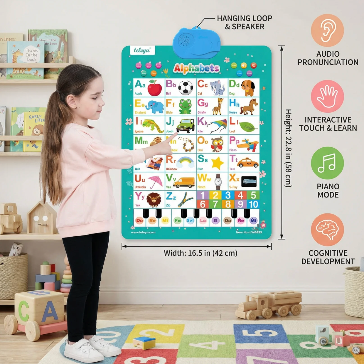 Learning Wall Chart Piano
