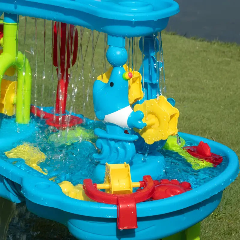 3-Tier Sand and Water Table for Kids – Durable Outdoor Water Play Table with Compartments for Creative Fun 3