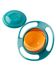 360° Anti-Spill Children's Bowl with Lid, Ergonomic Handles, BPA-Free, Microwave & Dishwasher Safe – Perfect for Toddlers 1