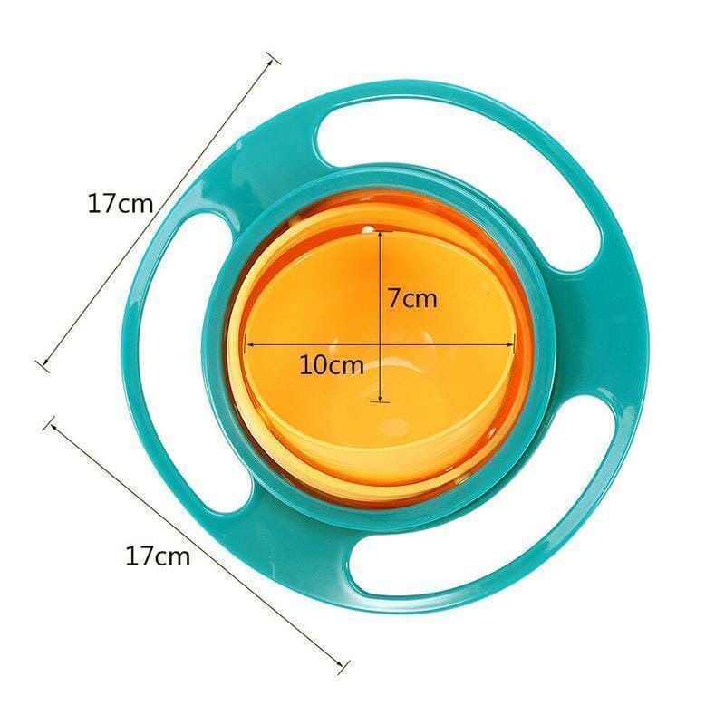 360° Anti-Spill Children's Bowl with Lid, Ergonomic Handles, BPA-Free, Microwave & Dishwasher Safe – Perfect for Toddlers 5