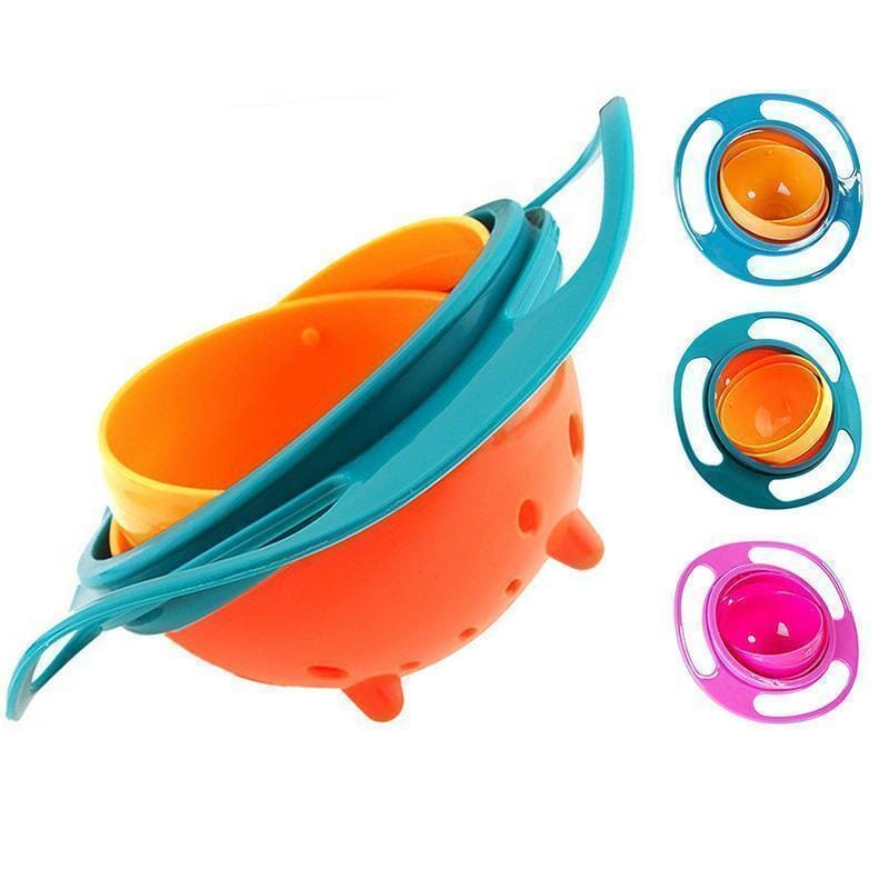 360° Anti-Spill Children's Bowl with Lid, Ergonomic Handles, BPA-Free, Microwave &amp; Dishwasher Safe – Perfect for Toddlers 6