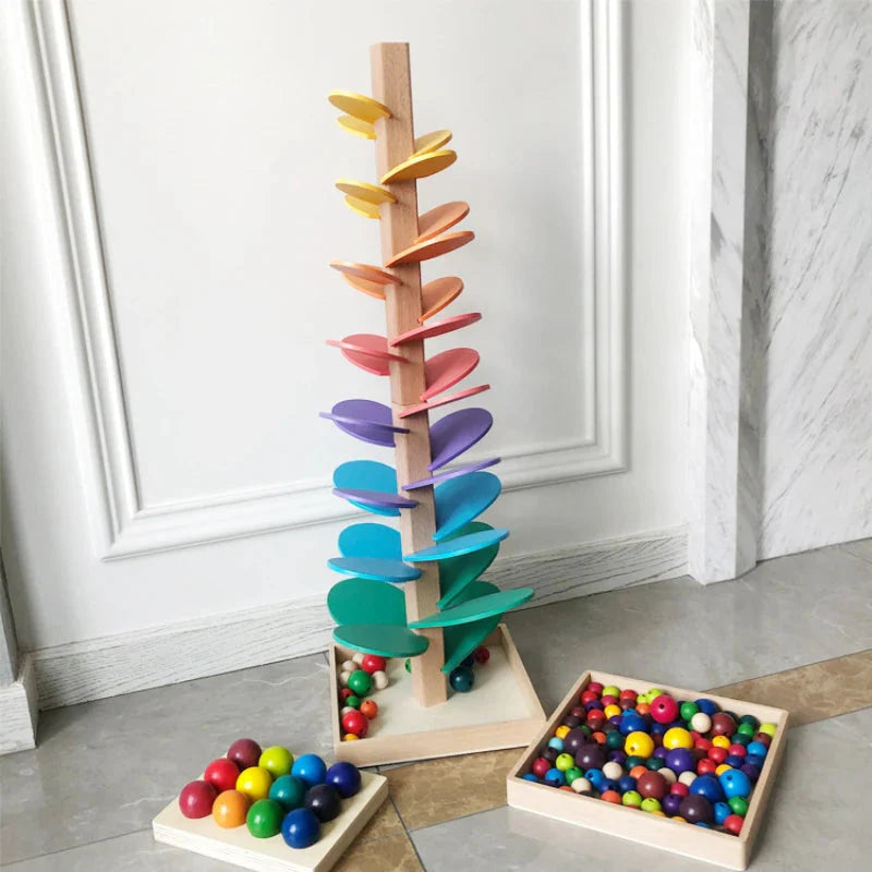 Wooden Marble Tower Envires Baby