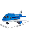 Airplane and Vehicle Toy Set – Colorful Transport Adventure for Creative Play, Includes Cars and Buses, Durable Plastic, Ages 3+ 5