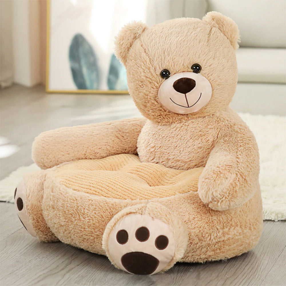 Baby Animal Armchair for Kids – Soft Plush Bear and Panda Designs, Cozy Seating for Ages 6 Months to 4 Years 0