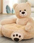 Baby Animal Armchair for Kids – Soft Plush Bear and Panda Designs, Cozy Seating for Ages 6 Months to 4 Years 0
