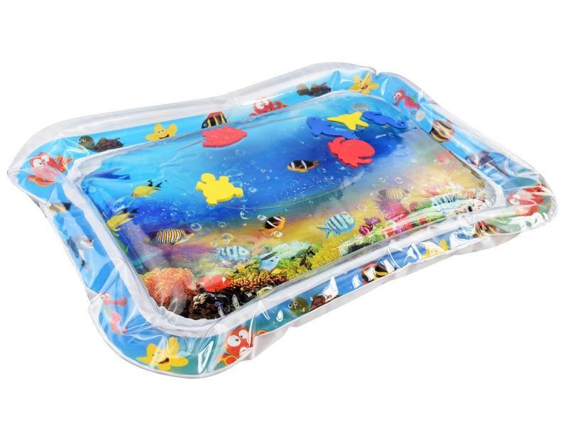 Baby Water Play Mat for Tummy Time – Inflatable Leakproof Design, 66x50cm Play Mat for Motor Skills Development 0