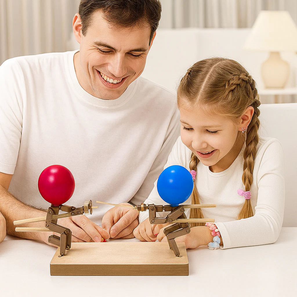 Two Player Wooden Bot Game