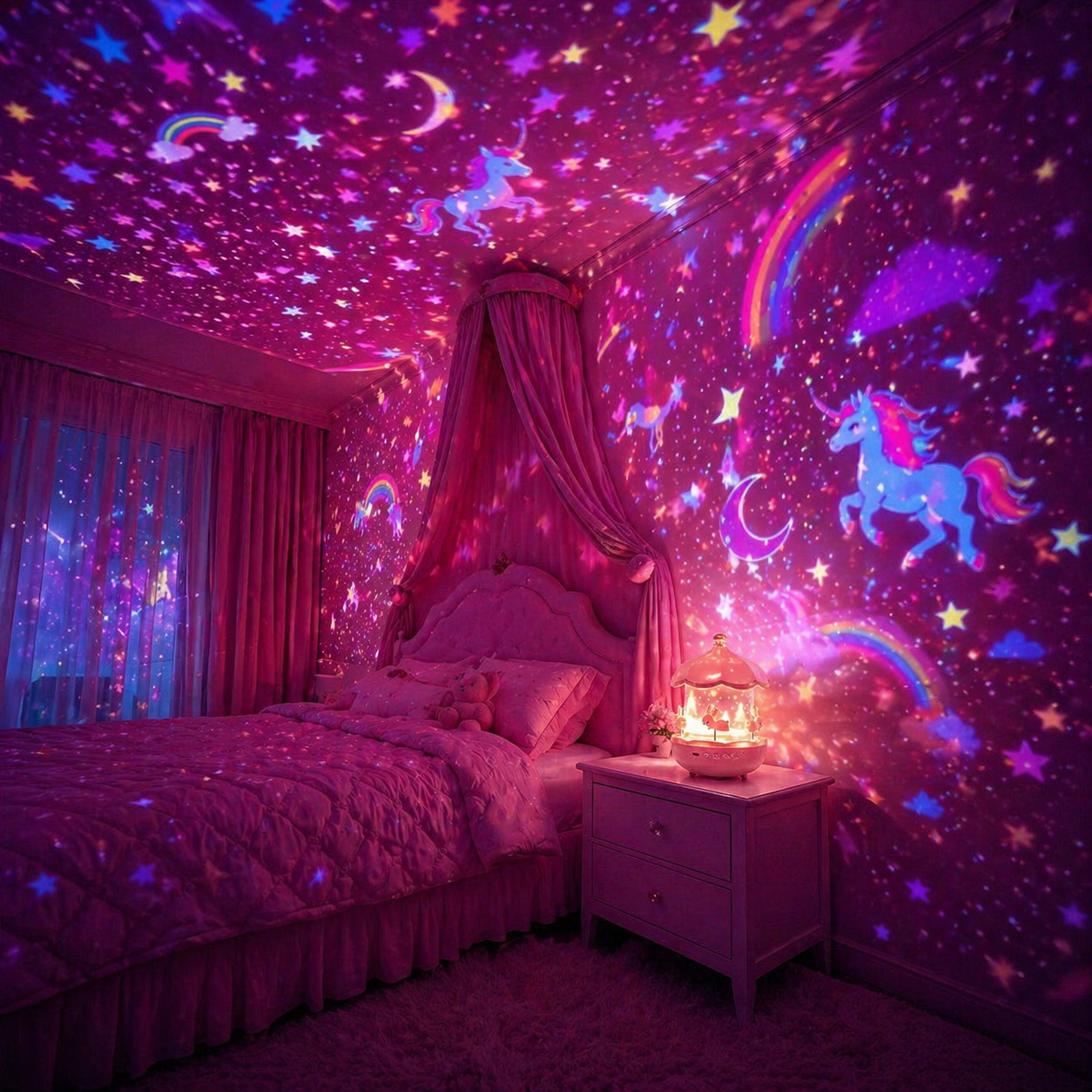 Star Projector Night Light