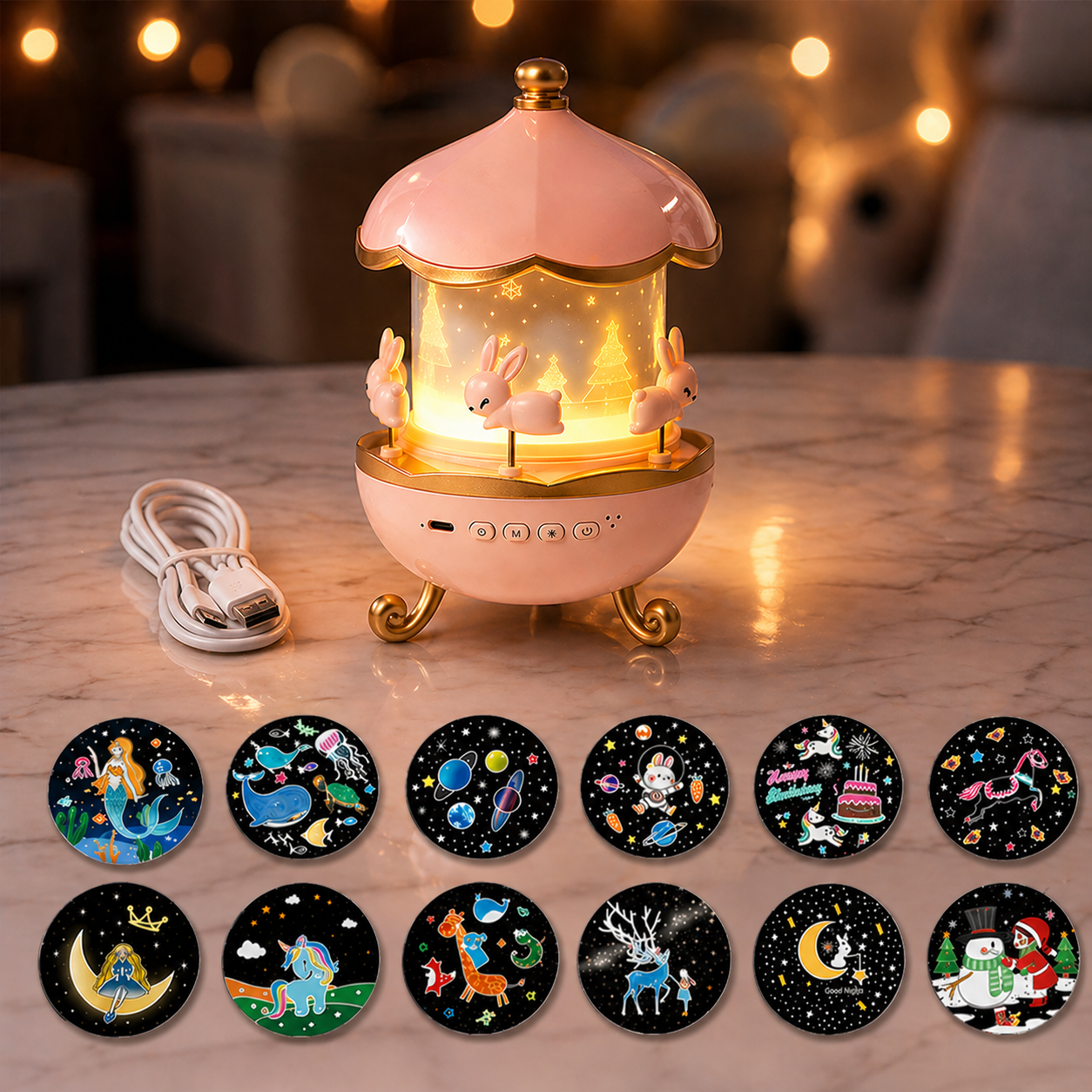 Star Projector Night Light