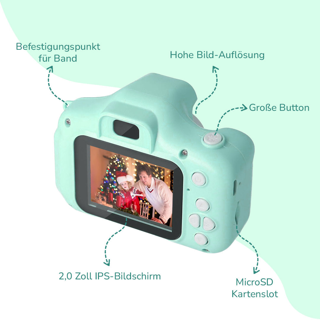Children's Digital Camera for Ages 4-10, Shockproof and Eco-Friendly, Lightweight Design for Easy Handling, Promotes Creativity and Exploration 4