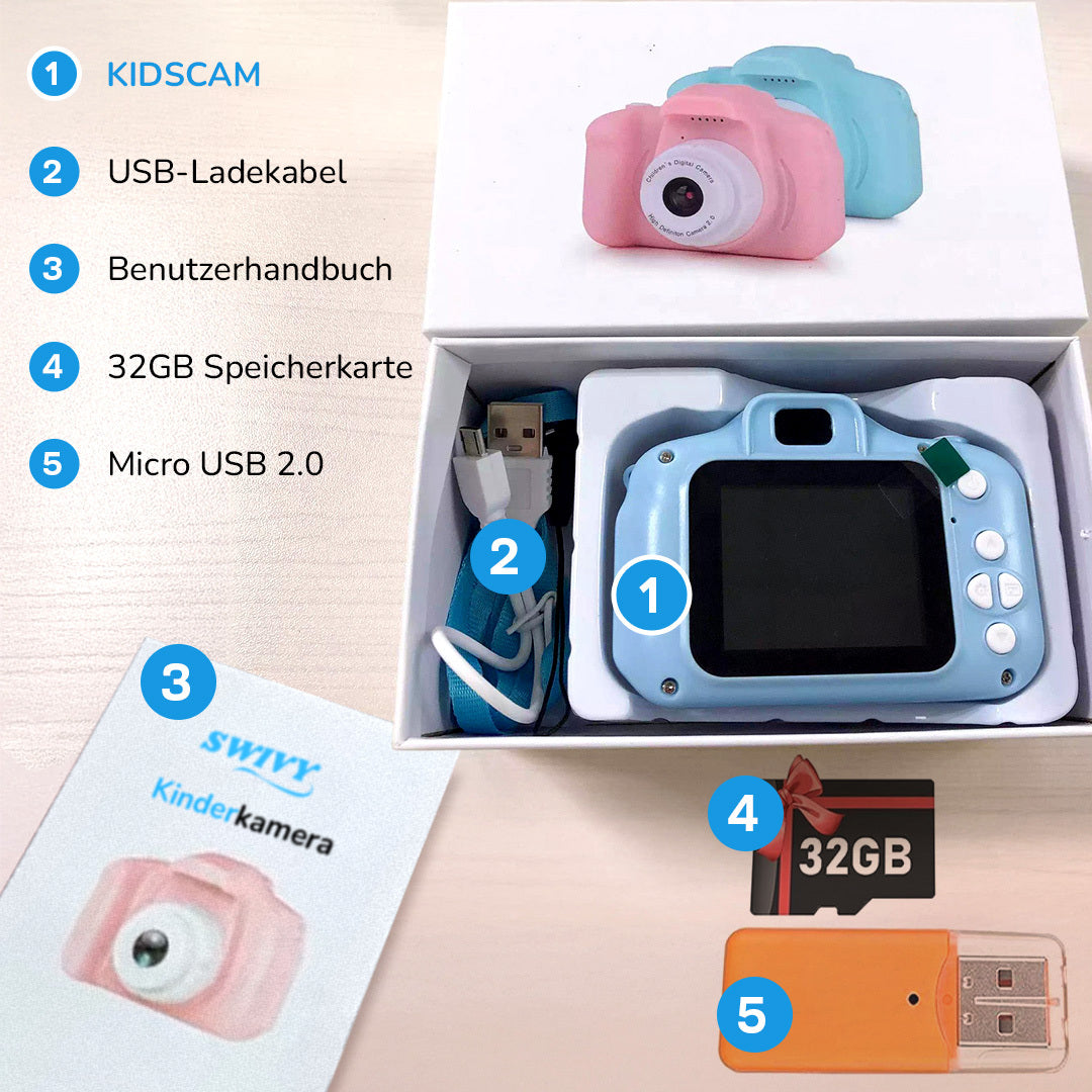 Children's Digital Camera for Ages 4-10, Shockproof and Eco-Friendly, Lightweight Design for Easy Handling, Promotes Creativity and Exploration 5