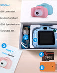Children's Digital Camera for Ages 4-10, Shockproof and Eco-Friendly, Lightweight Design for Easy Handling, Promotes Creativity and Exploration 5