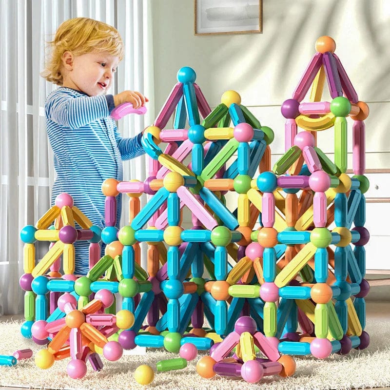 Creative Magnetic Building Blocks for Kids 3+ – Safe, Durable Educational Toy for Imaginative Play and Skill Development 1
