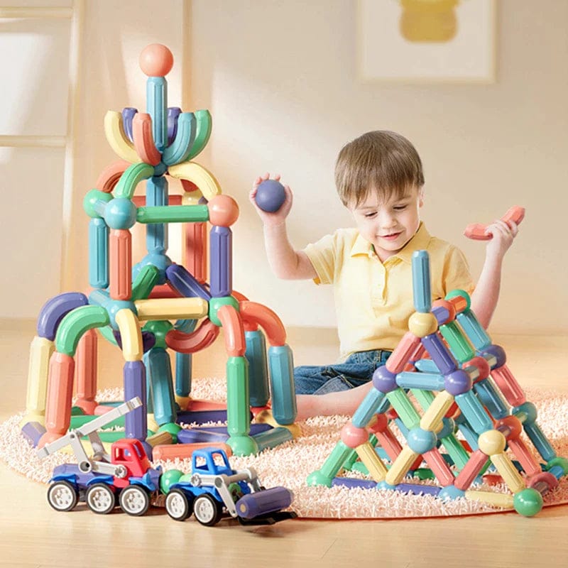 Creative Magnetic Building Blocks for Kids 3+ – Safe, Durable Educational Toy for Imaginative Play and Skill Development 3