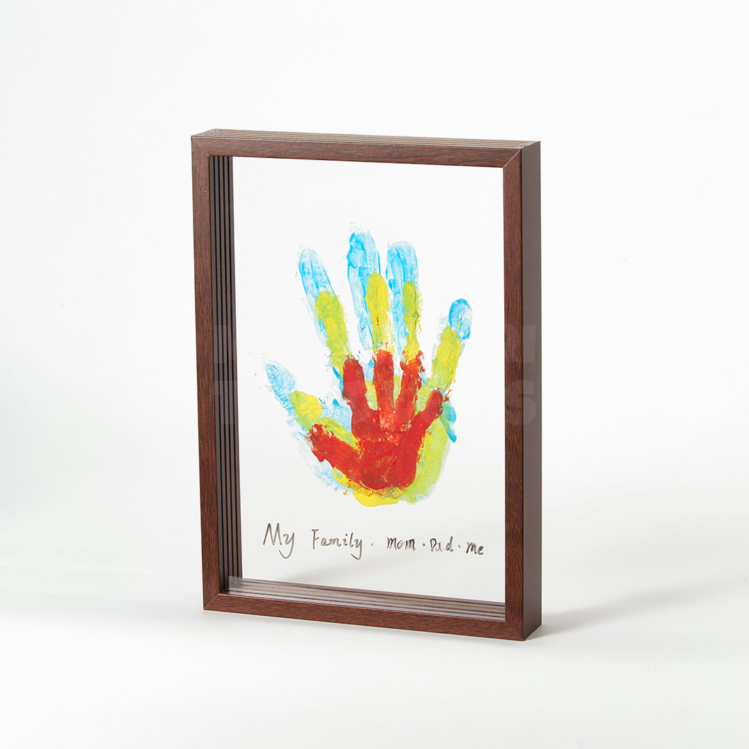 DIY Handprint Frame Kit for Toddlers – Creative Keepsake Craft with Non-Toxic Paints, Multiple Colors Available 0