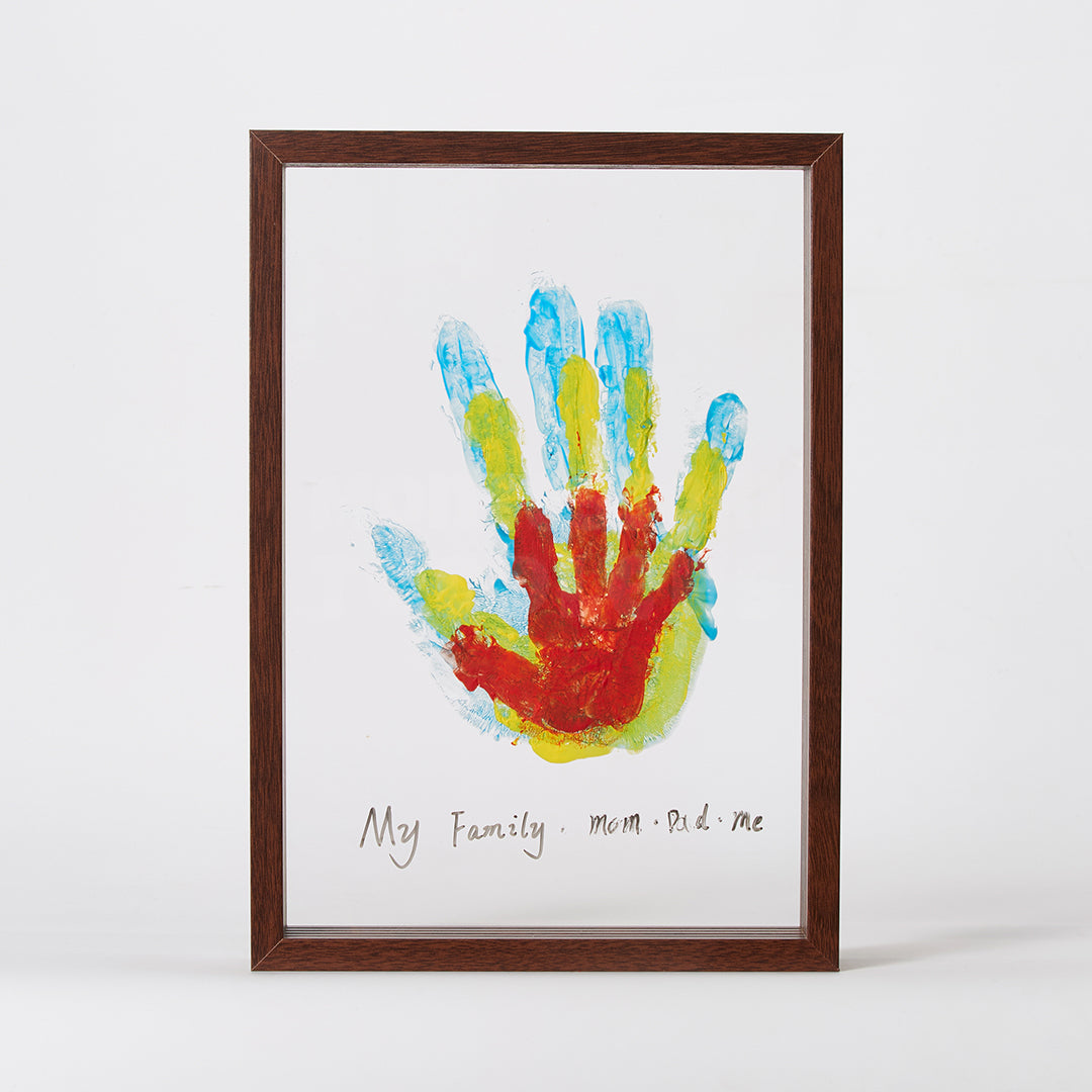 DIY Handprint Frame Kit for Toddlers – Creative Keepsake Craft with Non-Toxic Paints, Multiple Colors Available 4
