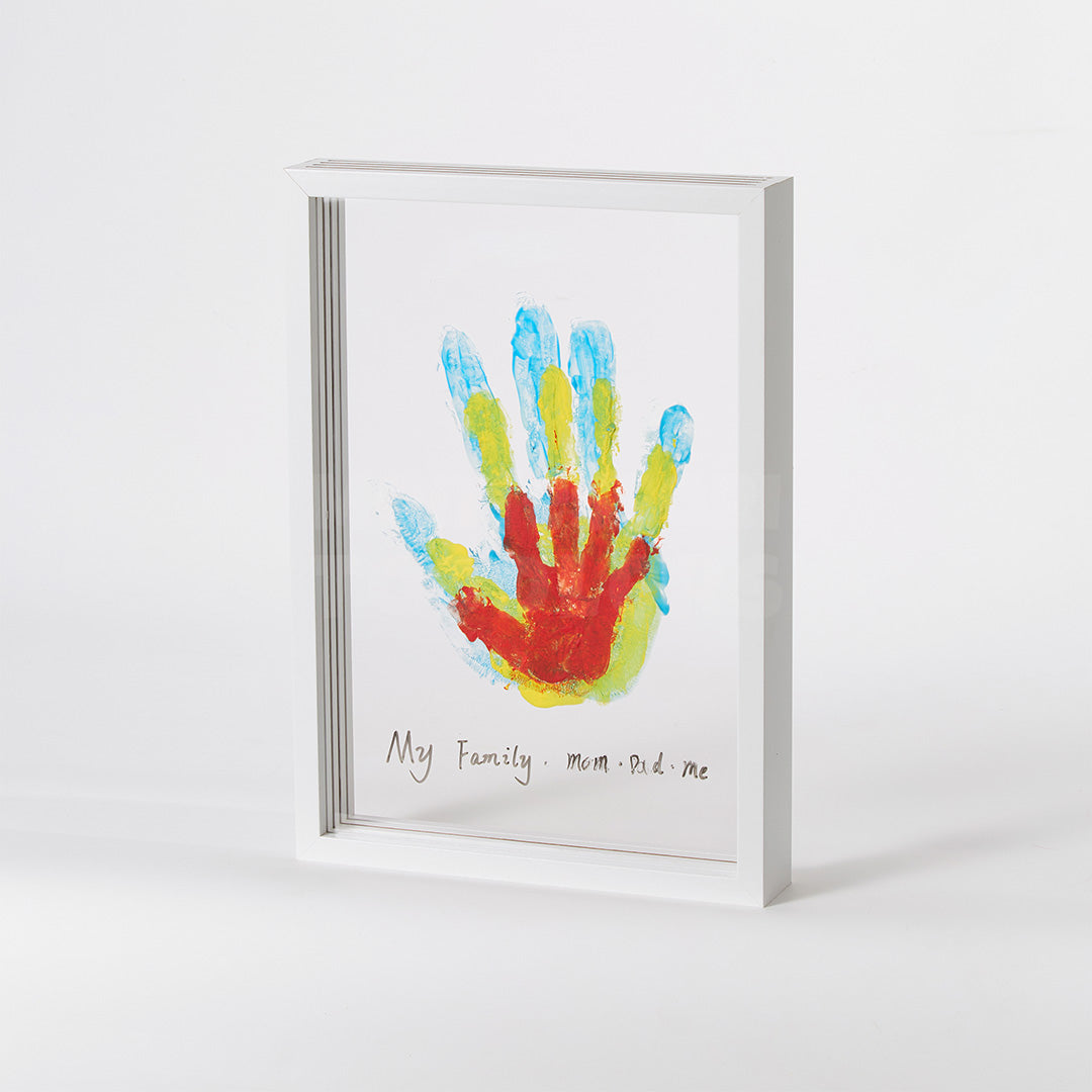 DIY Handprint Frame Kit for Toddlers – Creative Keepsake Craft with Non-Toxic Paints, Multiple Colors Available 6