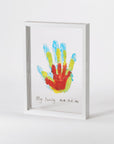 DIY Handprint Frame Kit for Toddlers – Creative Keepsake Craft with Non-Toxic Paints, Multiple Colors Available 6