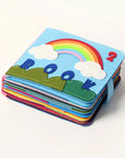 Felt Board Books for Toddlers – 16 Interactive Pages for Fine Motor Skills, Lightweight and Portable, Quiet Book Design 0