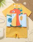 Inflatable Toddler Swimsuit with Buoyancy Aid and UV Protection – Colorful Cartoon Design for Ages 1-6 8