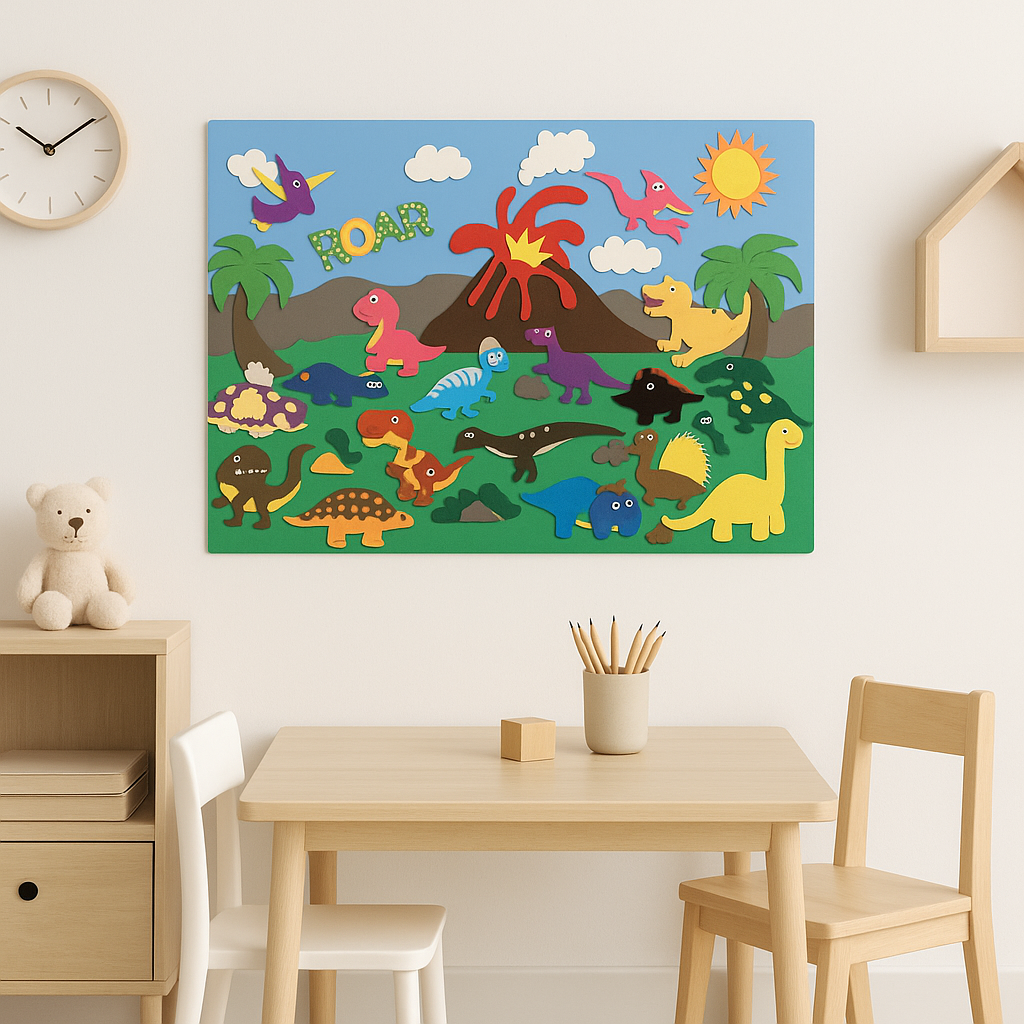 Interactive Felt Board for Kids - Educational Playset for Storytelling and Creative Learning, Portable and Durable Design 3