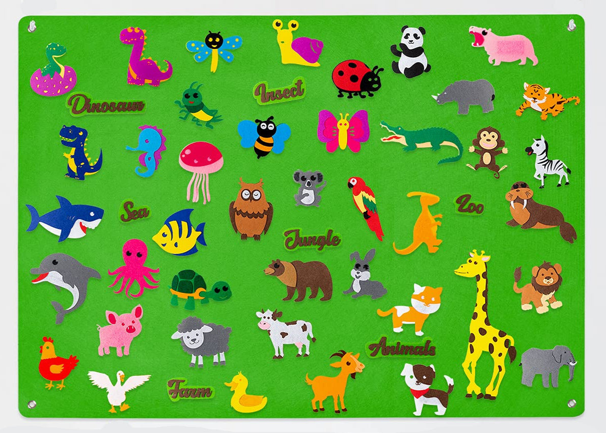 Interactive Felt Board for Kids - Educational Playset for Storytelling and Creative Learning, Portable and Durable Design 9