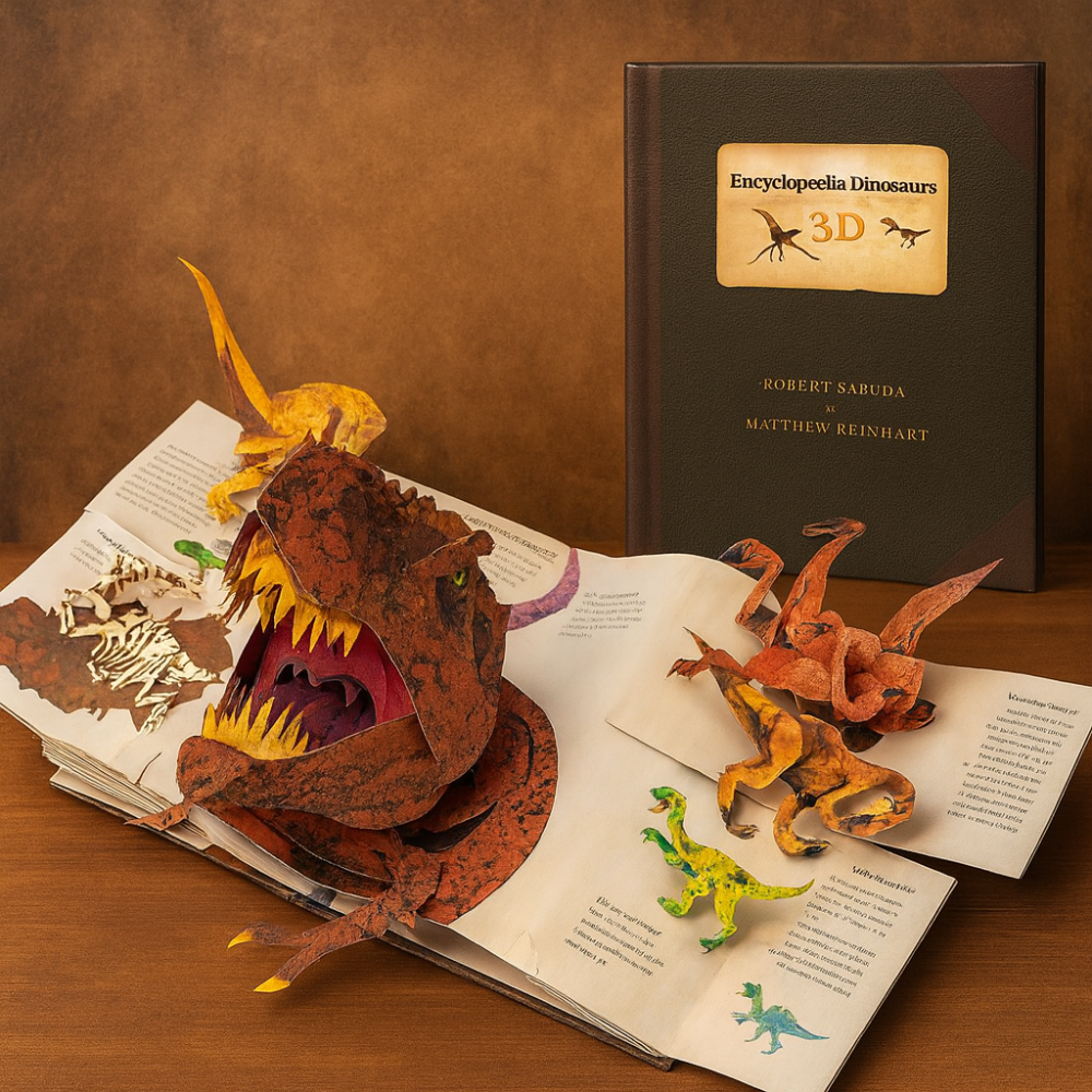 Kids Dinosaur Pop-Up Book – 3D Interactive Encyclopedia for Ages 4+ with Stunning Illustrations and Educational Content 1