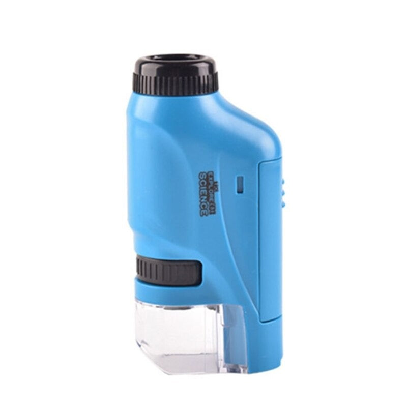 Kids Pocket Microscope with LED Light – Portable 120x Magnification Educational Tool for Nature Exploration 4