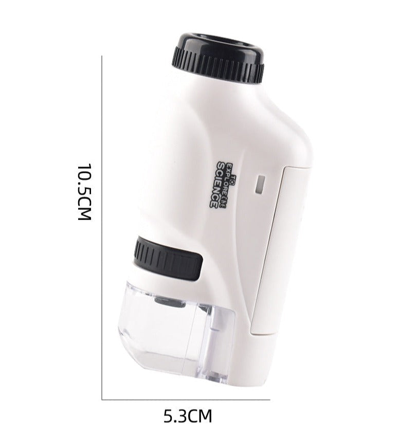 Kids Pocket Microscope with LED Light – Portable 120x Magnification Educational Tool for Nature Exploration 5