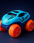 Kids Race Track Car Set with Flexible Loop Stunts – Interactive Racing Game for Ages 3+, Anti-Roll Stunt Cars, Customizable Track 4