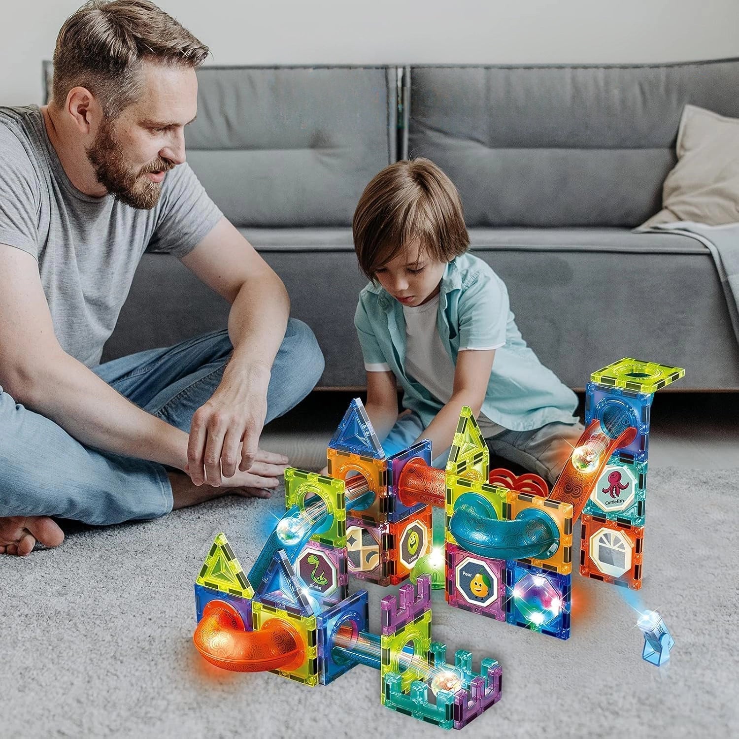 Magneto-Billes Construction Toy | Magnetic Ball Circuit for Creative Learning 3