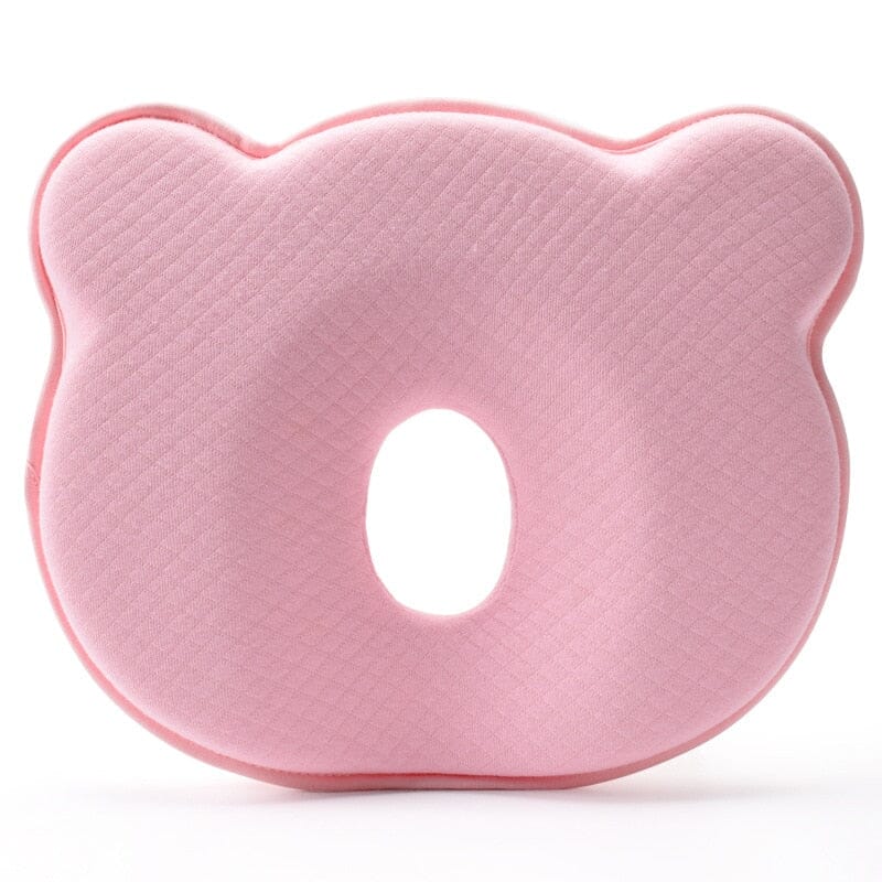 Memory Foam Baby Pillow for Infants – Ergonomic Toddler Sleep Aid with Optimal Head Support and Soft White Cover 3