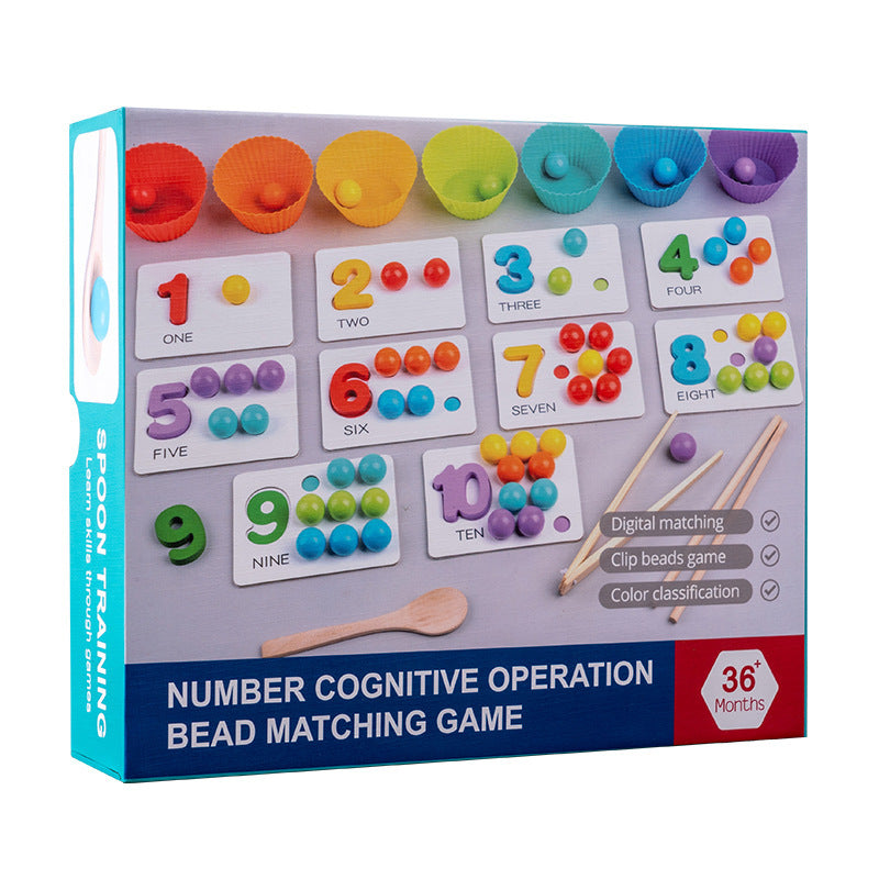 Montessori Number Learning Game – Wooden Educational Toy for Developing Fine Motor Skills in 4-6 Year Olds 4