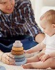 Montessori Stacking Tower Toy for Infants – Wooden Stacking Cups for Motor Skills Development, Koala Design 5