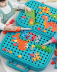 Montessori Tool Set for Kids – Educational Screwdriver Set with Hammer for Fine Motor Skills and Creative Play 2