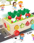 Montessori Wooden Learning Garden Toy – Educational Toy for Baby Development and Fine Motor Skills, Ages 1 and Up 3