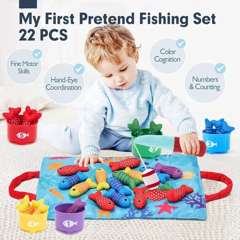 Montessori Fishing Toy Set Envires Baby
