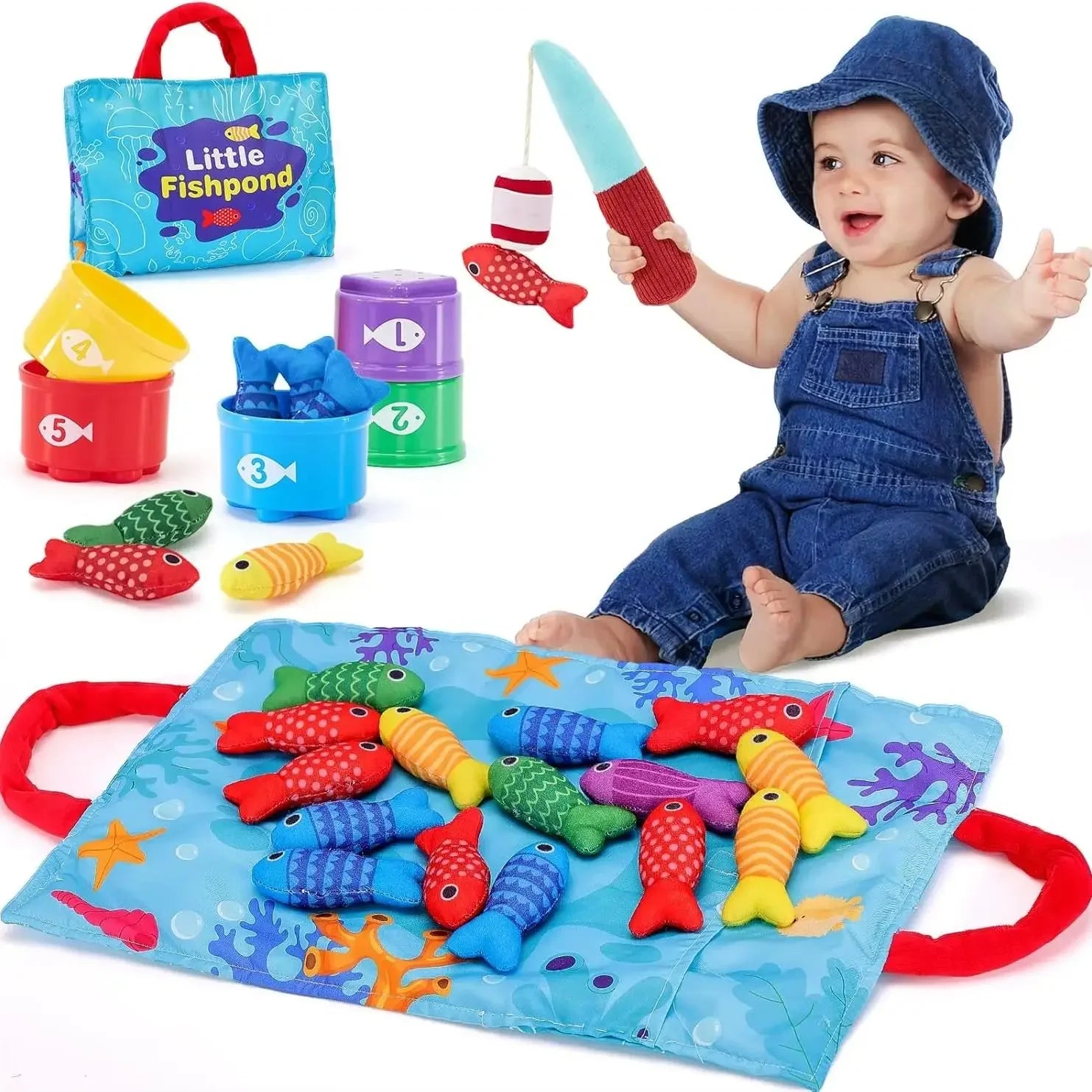 Montessori Fishing Toy Set Envires Baby
